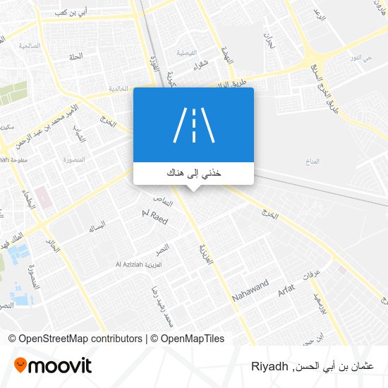 خريطة عثمان بن أبي الحسن