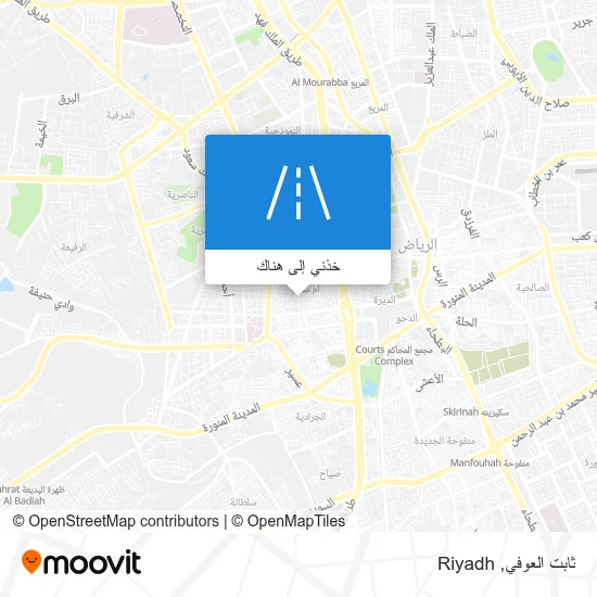 خريطة ثابت العوفي