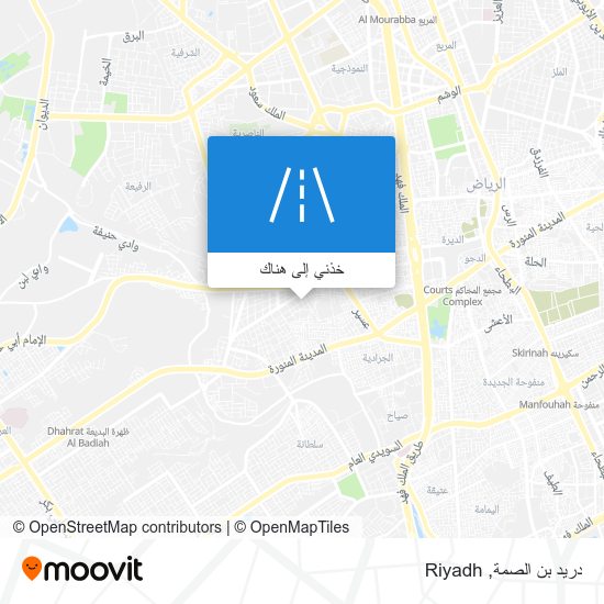 خريطة دريد بن الصمة