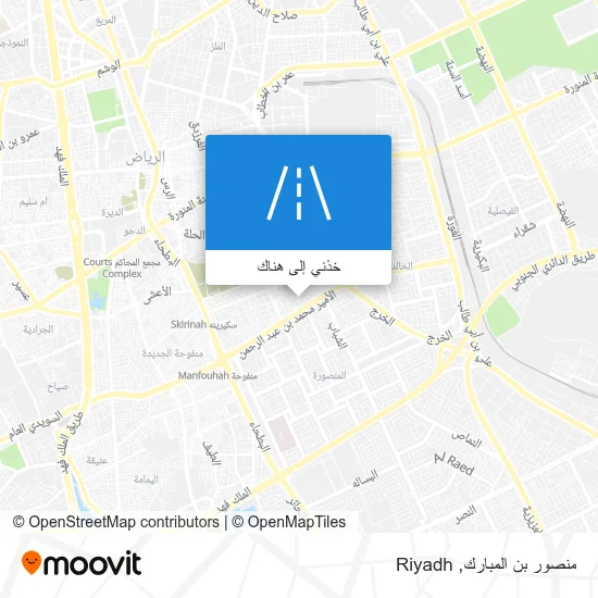 خريطة منصور بن المبارك