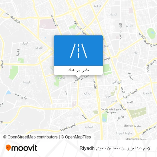 خريطة الإمام عبدالعزيز بن محمد بن سعود