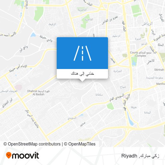 خريطة زكي مبارك