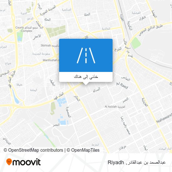 خريطة عبدالصمد بن عبدالقادر