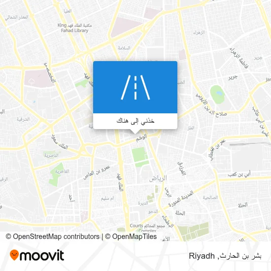 خريطة بشر بن الحارث