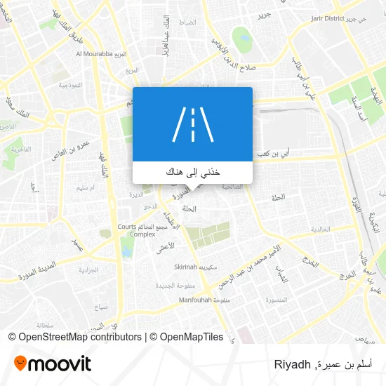 خريطة أسلم بن عميرة