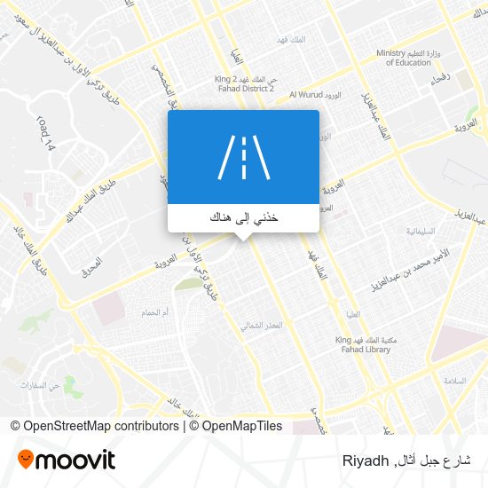 خريطة شارع جبل أثال