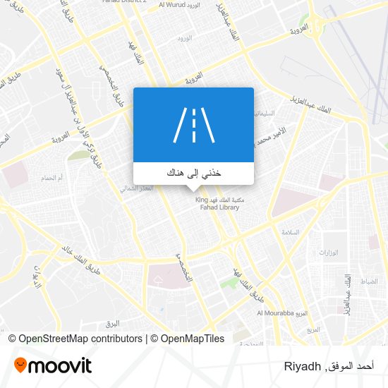 خريطة أحمد الموفق