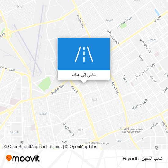 خريطة شعب المعين