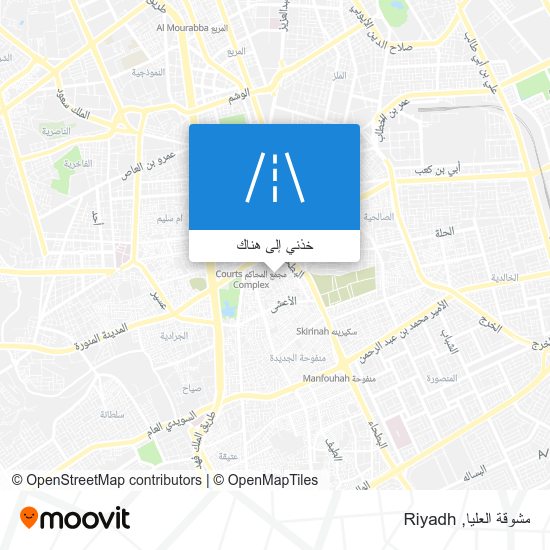 خريطة مشوقة العليا