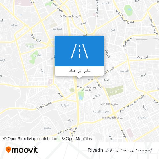 خريطة الإمام محمد بن سعود بن مقرن