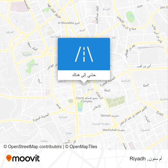 خريطة أم سنون