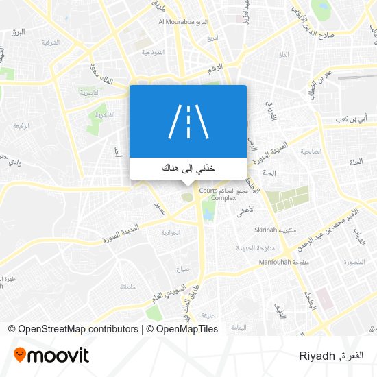 خريطة القعرة