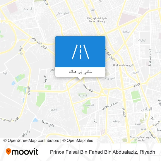 خريطة Prince Faisal Bin Fahad Bin Abdualaziz