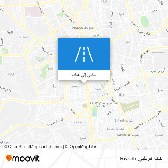 خريطة خلف القرطبي