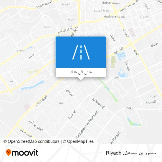 خريطة منصور بن إسماعيل