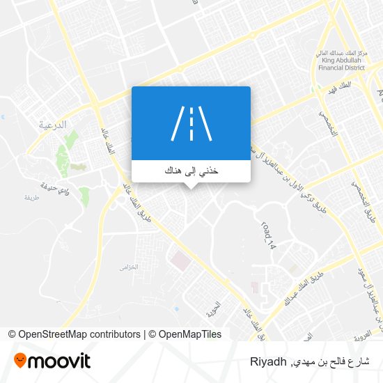 خريطة شارع فالح بن مهدي