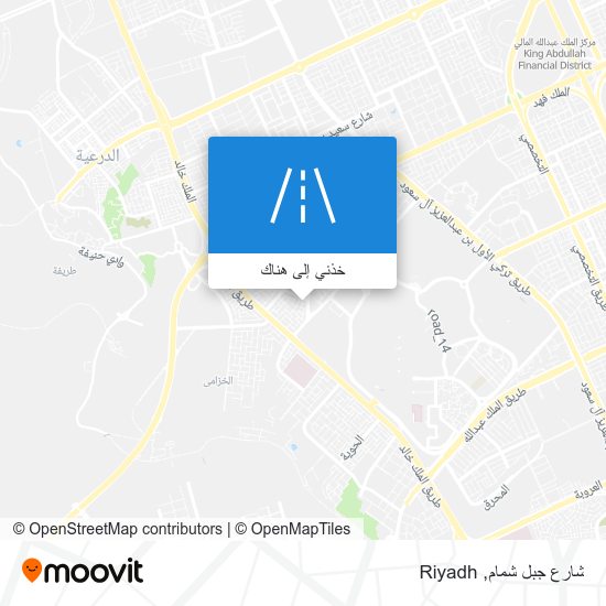 خريطة شارع جبل شمام