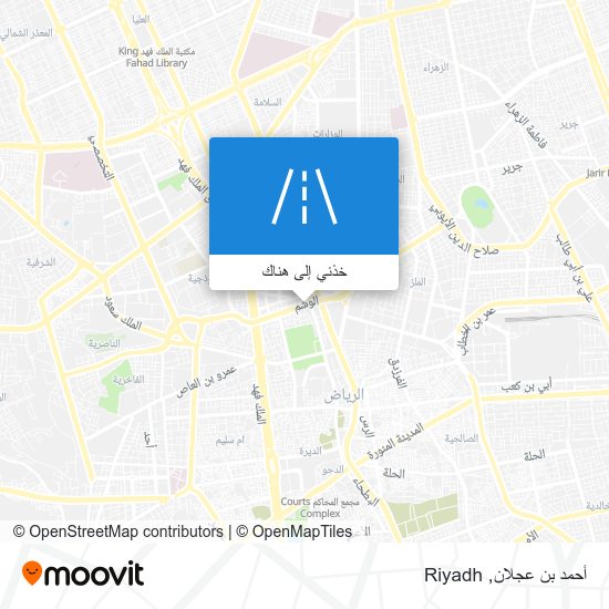 خريطة أحمد بن عجلان