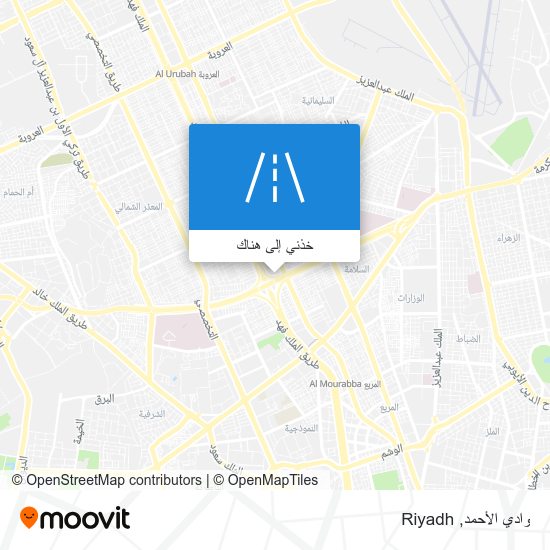 خريطة وادي الأحمد