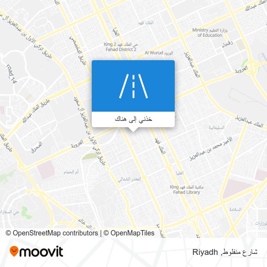 خريطة شارع منفلوط