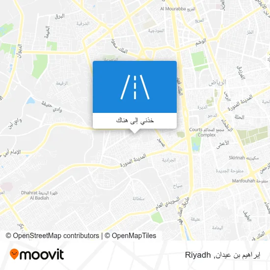 خريطة إبراهيم بن عيدان