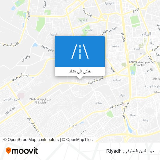 خريطة خير الدين العطوفي