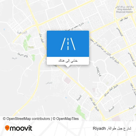 خريطة شارع جبل طوالة