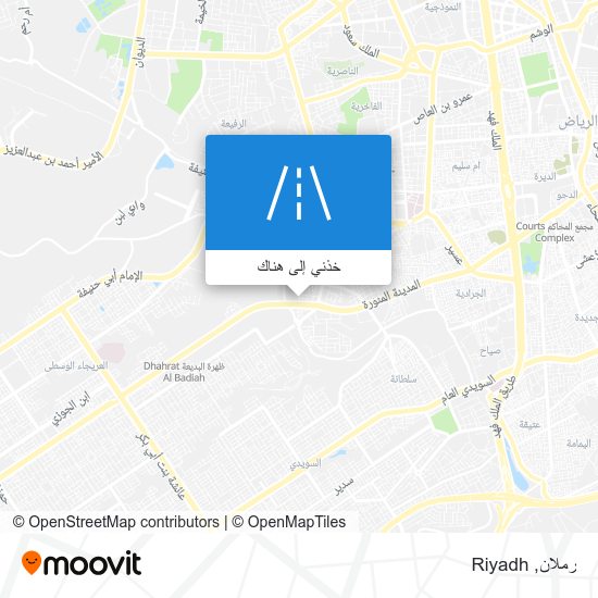 خريطة رملان