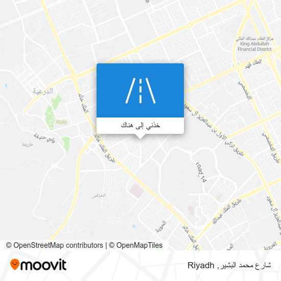 خريطة شارع محمد البشير