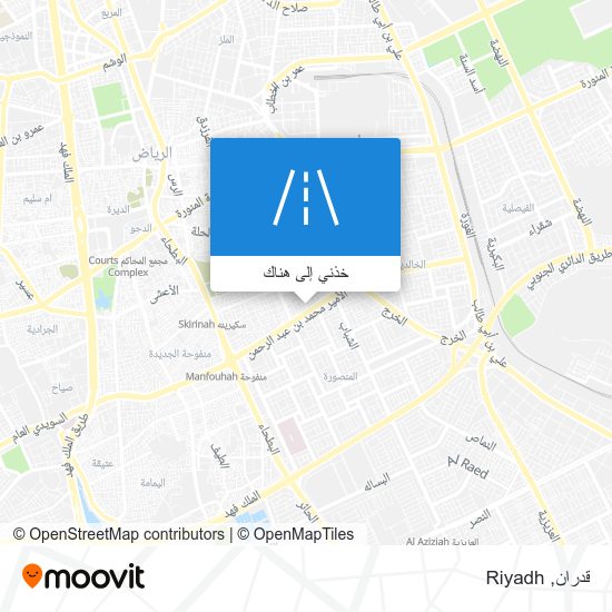 خريطة قدران