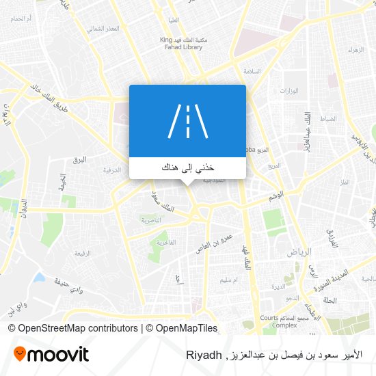 خريطة الأمير سعود بن فيصل بن عبدالعزيز
