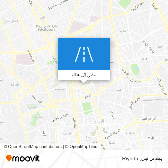 خريطة بجاد بن قيس