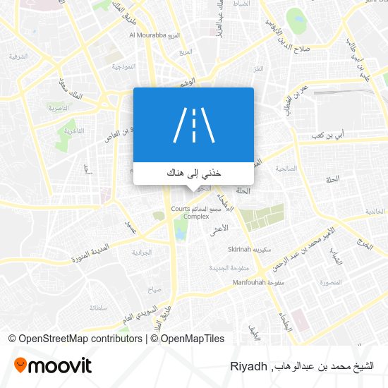 خريطة الشيخ محمد بن عبدالوهاب