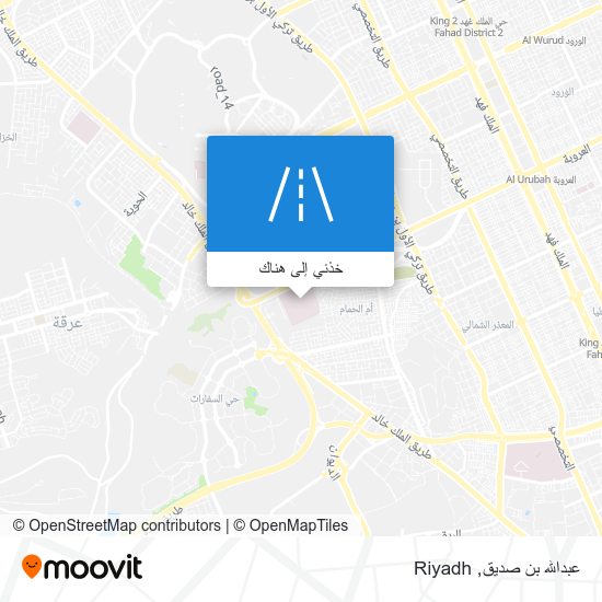 خريطة عبدالله بن صديق