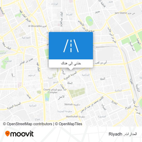 خريطة المدارات