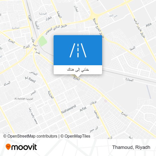 خريطة Thamoud