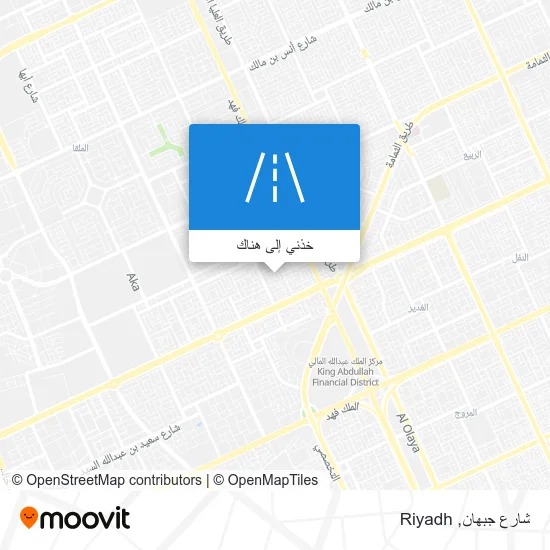 خريطة شارع جبهان