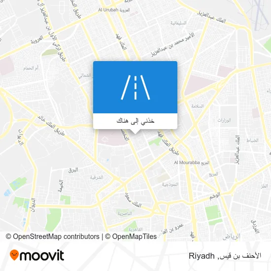 خريطة الأحنف بن قيس