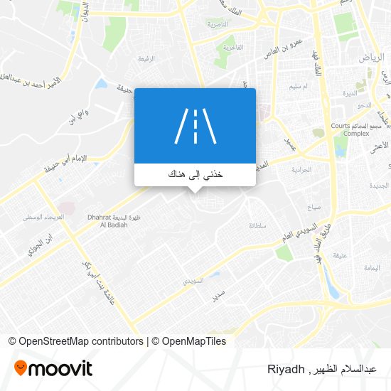 خريطة عبدالسلام الظهير