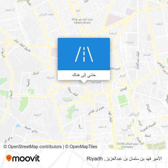 خريطة الأمير فهد بن سلمان بن عبدالعزيز