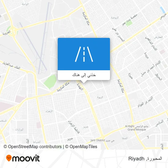 خريطة المحبورة