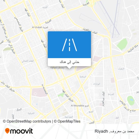 خريطة محمد بن معروف