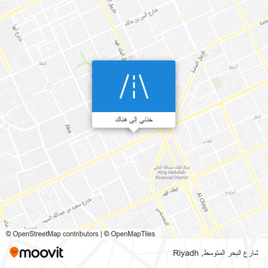 خريطة شارع البحر المتوسط