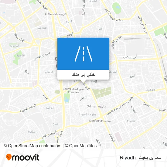 خريطة سعد بن بخيت