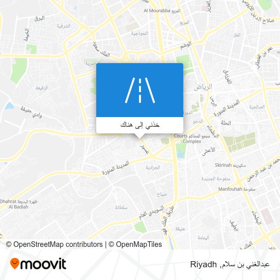 خريطة عبدالغني بن سلام
