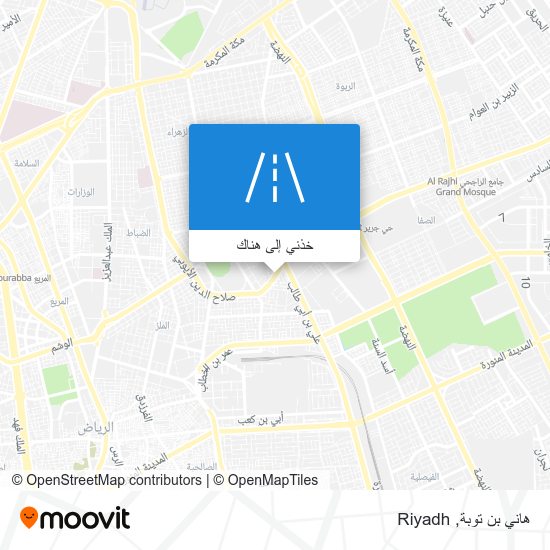 خريطة هاني بن توبة