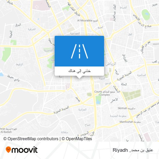 خريطة عتيق بن محمد