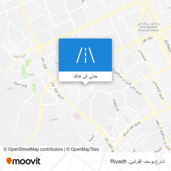 خريطة شارع يوسف القرشي