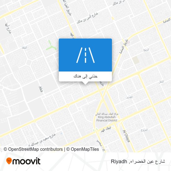 خريطة شارع عين الخضراء