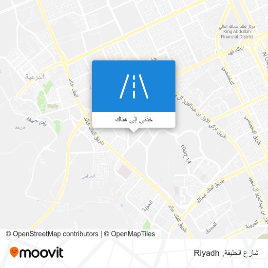 خريطة شارع الحليفة